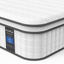 Queen Mattress Inofia Responsive Memory Foam Mattress Hybrid Innerspring Mattress In A Box Sleep Cooler Memory Foam Mattress Twin Xl Mattress Foam Mattress