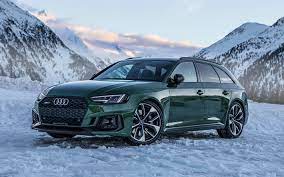 Download Wallpapers Audi Rs4 2018 Auditography Green Rs4 Sports Station Wagon Tuning Rs4 German Cars Audi Besthqwallpapers Com Audi Rs4 Station Wagon Audi