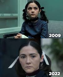 Nueva imagen revelada de #IsabelleFuhrman como #LaHuérfana, 13 años después  la actriz vuelve para darle vida a la terrorífica Esther en  #LaHuérfanaElOrigen