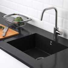 Maybe you would like to learn more about one of these? Kilsviken Inset Sink 1 Bowl Black Quartz Composite For Custom Made Worktop Quartz 56x46 Cm Ikea