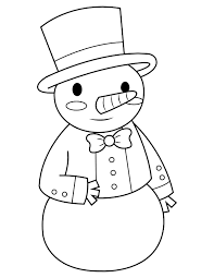 Here is a small collection of autumn coloring fall coloring pages printables for your kid, including some detailed pictures and scenes from the fall season. Printable Snowman In Top Hat Coloring Page