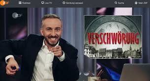 Jan böhmermann (reine fanseite!) jeden donnerstag um 22:20 in zdfneo, freitag's um 00:00 im zdf. Jan Bohmermanns Ganz Grosse Verschworungsgeschichte Jetzt In Der Zdf Mediathek Gwup Die Skeptiker