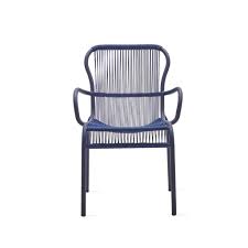 Available with a 1″ solid wood seat or an upholstered seat. Dining Chair Loop Rope Indigo Ma Maison Algarve