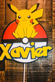 Pokemon Theme Cake Topper Pikachu Cake Topper Pokemon Decor Etsy In 2020 Pokemon Themed Party Pokemon Birthday Card Pokemon Party Decorations