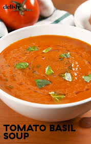 It Doesn T Get Much More Comforting Than Homemade Tomato Basil Soup Recipe Tomato Basil Soup Tomato Basil Soup Recipe Soup Recipes