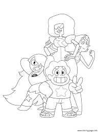 Use your imagination and start to draw. Steven Universe Garnet Pearl Coloring Pages Printable