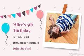 Click preview to make sure your invitation looks great. Make Your Own Birthday Invitation Cards With Photo Free
