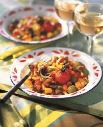 Recette De La Vraie Caponata Marie Claire Caponata Cuisine Sicilienne Recette Caponata