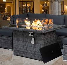 20 diameter lid, 19 diameter burn area. Best Outdoor Fire Tables Buying Guide Gistgear