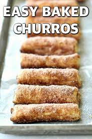 Puff Pastry Baked Churro Recipe Cheater Churros Recipe Puff Pastry Desserts Puff Pastry Recipes Baked Churros