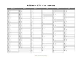 Calendrier 2021 à imprimer gratuit en pdf et excel. Calendrier 2021 A Imprimer Gratuit