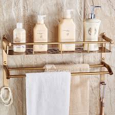 This means shopping from lightinthebox will save both your time and money. Antique Brass Folding Wall Shelves Bathroom 2 Layer