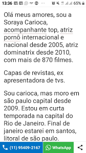 SorayaCariocaAtriz on X: SorayaCarioca @SorayaCarioca atriz porno  acompanhante gp gps gpluxo acompanhantedeluxosp acompanhanteluxo  acompanhantes RJ rj40graus sp carioca t.coP4q93xruKF  X