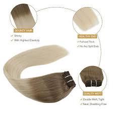 I chose to work with l'oreal's excellence creme in e3 called light golden brown. Ombre Color Clip In Human Hair Extensions Light Brown To Blonde 6 613 Ugeathair