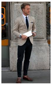Black Blazer Khaki Pants Brown Shoes Pin On My Pins