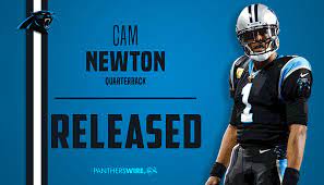 The panthers have released quarterback cam newton, the team announced tuesday. Panthers Officially Release Former Mvp Qb Cam Newton