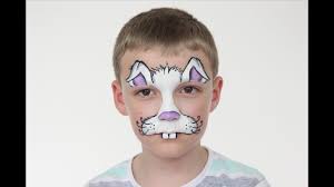 easter bunny face paint tutorial