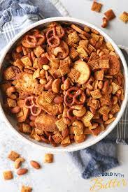 Sweet And Spicy Snack Mix Recipes Go Bold With Butter Recipe Spicy Snacks Mix Chex Mix Recipes Snack Mix Recipes