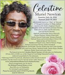 Celestine Newton's Instagram, Twitter & Facebook