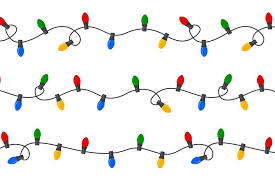 Christmas Lights Seamless Set Christmas Lights Drawing Cute Christmas Wallpaper Christmas Drawing