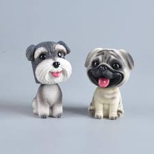 Schnauzer Love Car Bobble Head