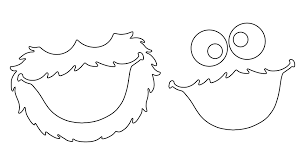 10 best cookie monster face template printable printablee com