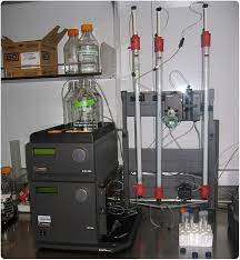 Fast protein liquid chromatography (fplc), is a form of liquid chromatography that is often used to analyze or purify mixtures of proteins. Fast Protein Liquid Chromatography