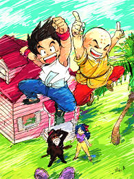 Maybe you would like to learn more about one of these? Goku Krilin Junto Al Maestro Roshi Y Launch Dragon Ball Super Goku Dragon Ball Art Dragon Ball Z