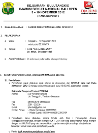 Maybe you would like to learn more about one of these? Kejuaraan Bulutangkis Djarum Sirkuit Nasional Bali Open 5 10 Nopember Pdf Download Gratis