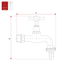 Upp wasserverteiler für 1/2 & 3/4 wasserhahn anschluss/ schlauchanschluss schlauchverteiler. Auslaufventil 1 2 Mit Knebeloberteil Schlauchanschluss 3 4