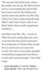 The Inspiration And Meaning Behind Better Than Words By One Direction Midnight Memories All Songs Midnight Memories Songs