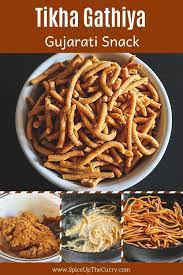 Tikha Gathiya Recipe How To Make Tikha Gathiya Recipe Gujarati Snack Recipe Gujarati Snacks Recipes Snacks