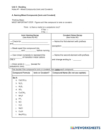 53 alt text is provided for 77 of the 130 gre ® chemistry test questions in this practice book. Mixed Bonding Naming And Formula Practice Worksheet