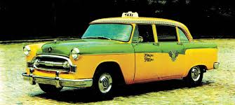Image result for Federal Yellow 1956 Checker Taxi