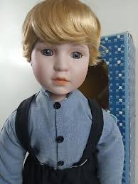 Rare! Authentic Beatrice Gifts Daniel Yoder The Amish Porcelain Doll w/ Box  1997