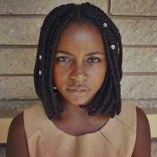 #33 — braided bob braids hairstyles. Oge S Hairstyle Pick Box Braids In A Bob Kamdora