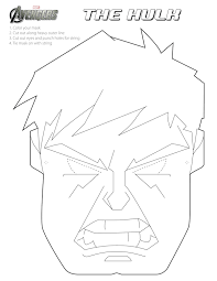 Avengers Free Printable Coloring Masks Printable Halloween Masks Coloring Mask Printable Coloring Masks