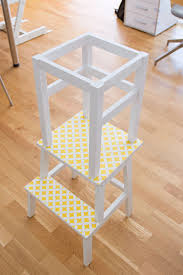 Lernturm Selber Bauen Ikea Hack Aus Zwei Hockern Mit Einfacher Anleitung Lernturm Ikea Ikea Kids Ikea Ideen