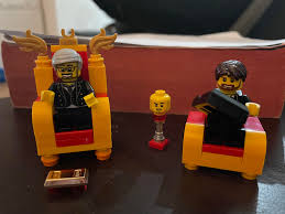 In Honour Of The Lord Greg Davies And Little Alex Horne I Present You Them In Lego Figure R Taskmaster