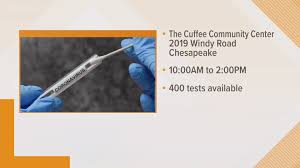 Information on airmen testing materials & locations, training programs & resources, and listings of approved schools for airmen and air traffic controllers. Gov Northam Stops By Covid 19 Testing Event At Cuffee Community Center In Chesapeake 13newsnow Com