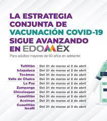 El plan de vacunación estratégico nacional, gratuito y voluntario que cuenta con distintas etapas definidas en base a criterios epidemiológicos específicos, como la exposición al virus o el riesgo a enfermedad grave a causa del mismo. Secretaria De Salud Del Estado De Mexico On Twitter Avisoimportante Los Modulos De Vacunacion En Automovil Ubicados En Tlalnepantla Atizapandezaragoza Y Naucalpan Presentan Poca Afluencia Acude A Vacunarte Si Tienes 60 Anos