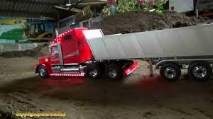 Kenworth trucks + join group. Tamiya Usa Rc Truck Kipper Dump Tipper Youtube