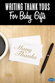 Writing Thank You Notes For Baby Gifts | CloudMom