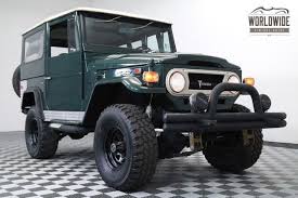 Taking a sample case, when inspecting second hand toyota land cruiser and asking the seller of how long did he use the vehicle for sale and he answers you, 3. 1974 Toyota Land Cruiser Fj40 Worldwide Vintage Autos