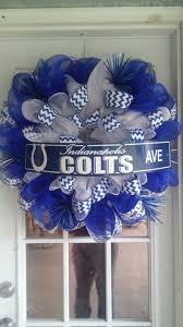 Indianapolis Colts Wreath Sports Wreaths Football Wreath Sports Decorations