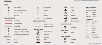 Simbol peta yang baik adalah yang mudah dikenal dan mudah digambar. 12 Komponen Peta Dan Penjelasannya Lengkap