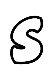 free printable bubble letter stencils bubble letter s stencil freebie finding mom
