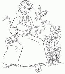 Snow white playing colouring page. Get This Disney Princess Belle Coloring Pages Online 63258