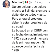 28 o 31, ¿cuál es la edad de belinda? Hoy Belinda Esta De Cumple Ya Nos Aguas Los Paparazzi Facebook