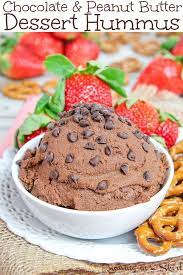 Healthy Chocolate Peanut Butter Dessert Hummus Recipe Easy Sugar Free And Made With Chickp Dessert Hummus Recipe Dessert Hummus Healthy Chocolate Desserts